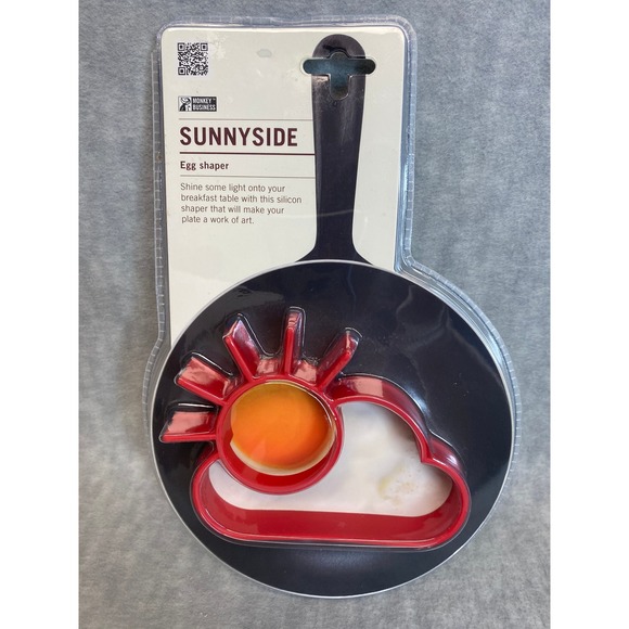 Monkey Business SunnySide Egg Shaper Silicone Kitchen Breakfast Cooking Tool - Picture 1 of 6